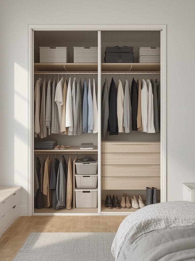 cheap small closet organizers for apartments - Illustration 3