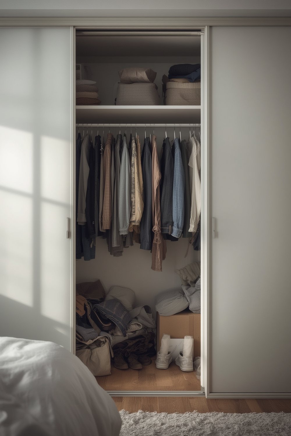 cheap small closet organizers for apartments - Illustration 1