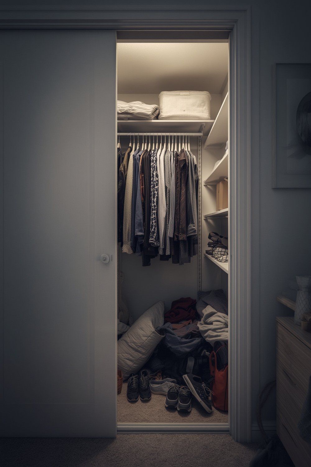 closet organization ideas for small closets - Illustration 1