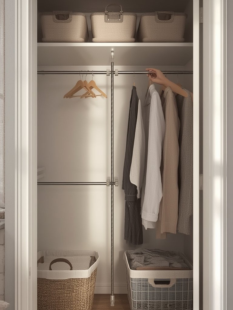 Closet Rods With Extensions: 7 Amazing Ways to Maximize Closet Space (Proven Guide) 2 closet rods with extensions - Illustration 2