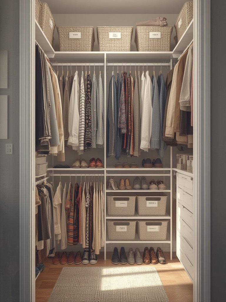 closet storage bins and baskets - Illustration 3