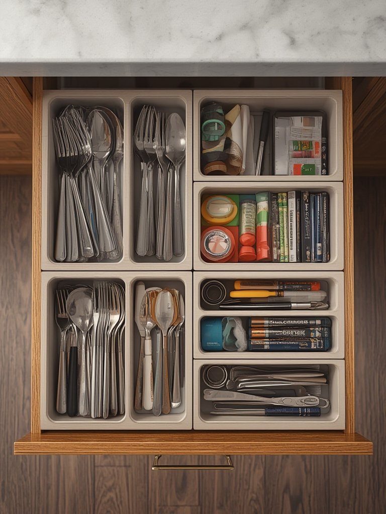 drawer organizer in action