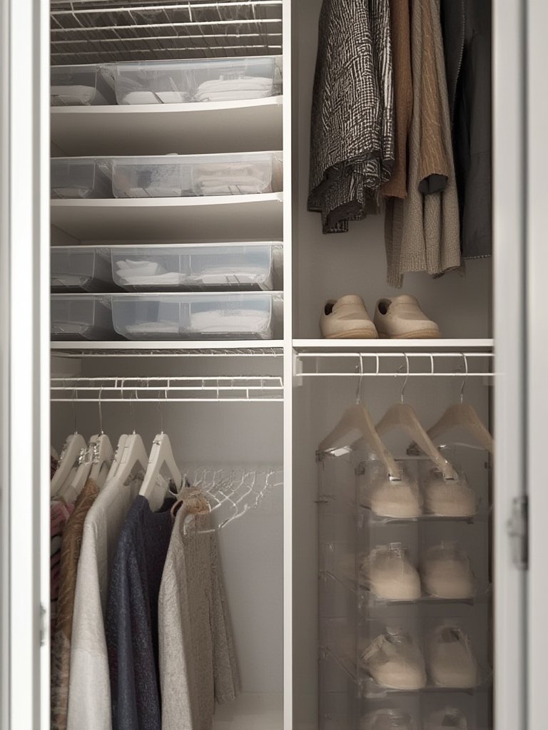 Space-Saving Closet Ideas: 12 Amazing Ways to Maximize Storage (Proven Guide) 2 space-saving closet ideas - Illustration 2