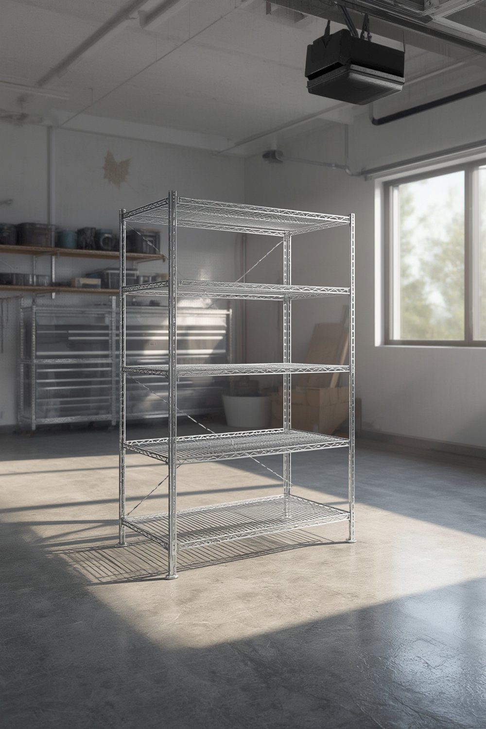 Garage Shelving: 5 Ultimate Steps For Amazing Storage Solutions (2026) 1 garage shelving with tools neatly arranged on wire racks in a residential garage, maximizing space