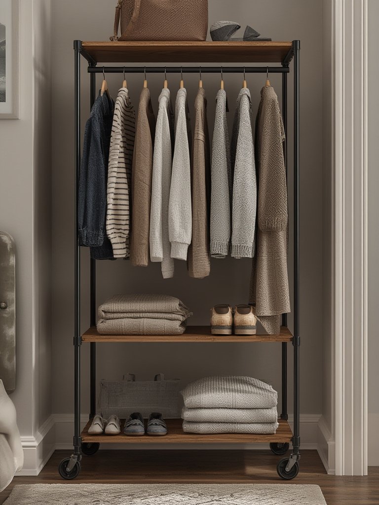 clothes rack portability and real-life usage